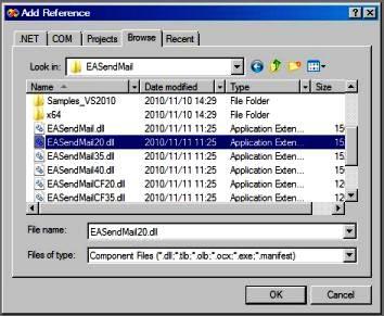 VB.NET email reference
