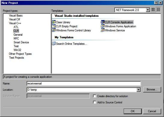 Managed C++ simple project