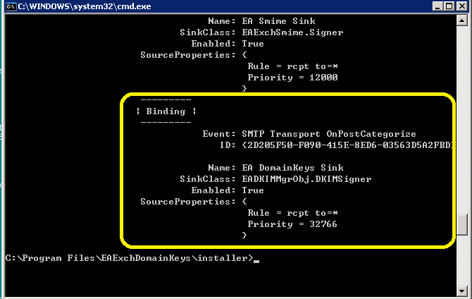 IIS SMTP Service DKIM Sink