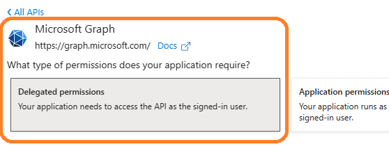 azure application SMTP/POP/IMAP api permission