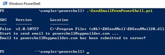 powershell output