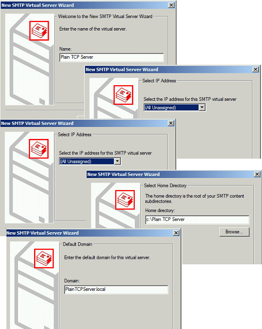 Create Virtual SMTP server in IIS SMTP Service