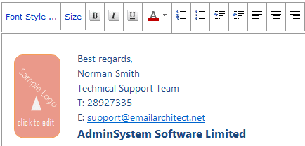 Replace Disclaimer/signature ADSI variables in Exchange Server